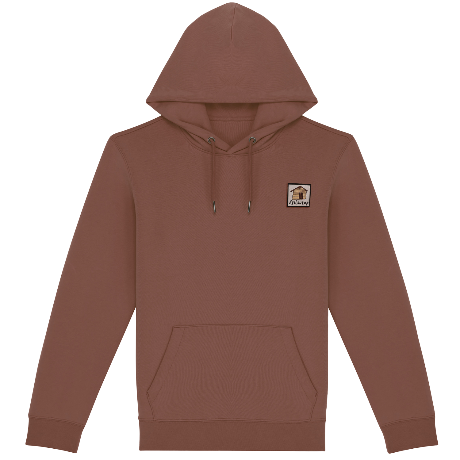 sweat capuche bordeaux